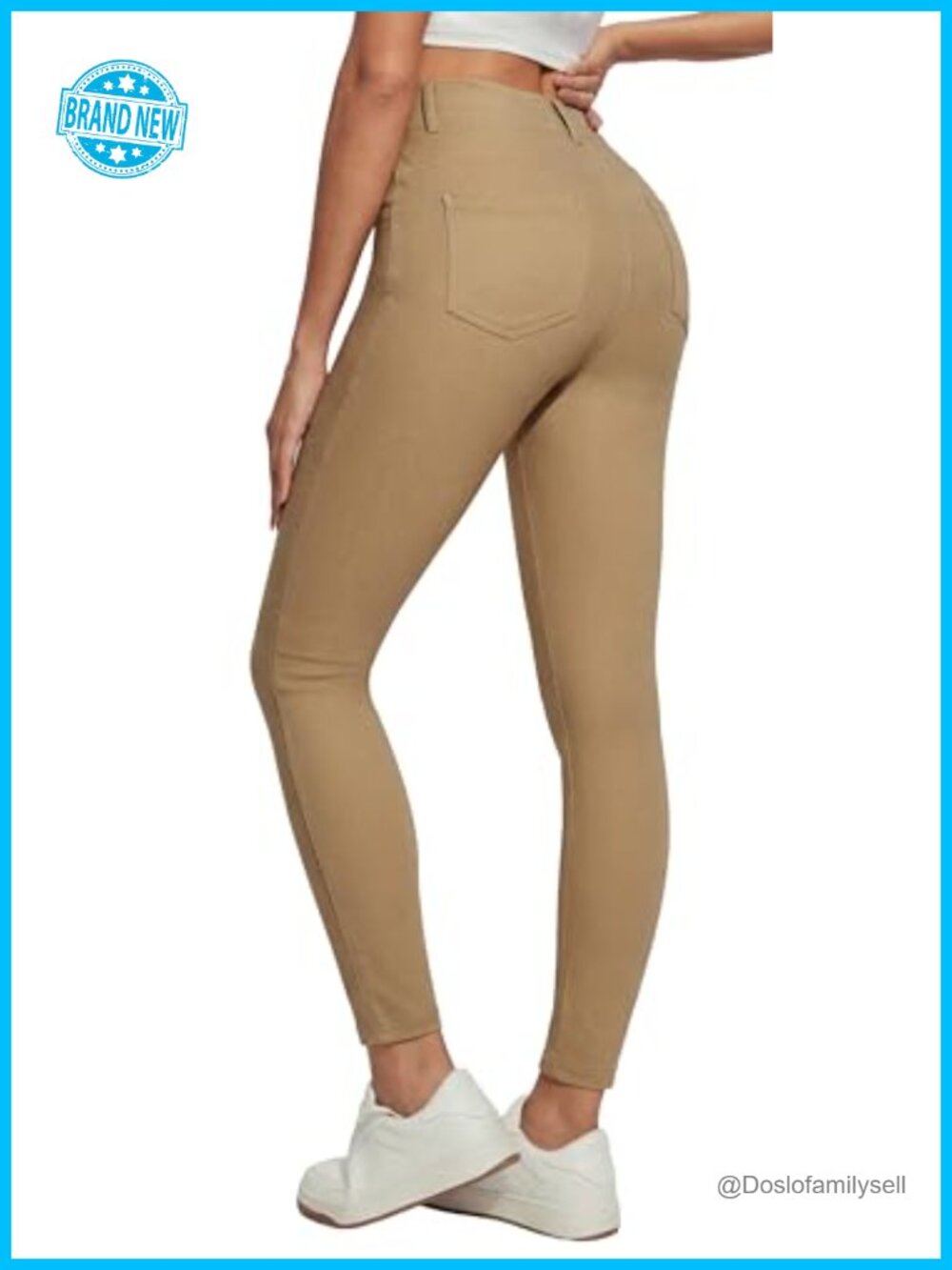 Women's Pull On Jeggings High Waist Stretchy Skinny Jeans Denim Leggings